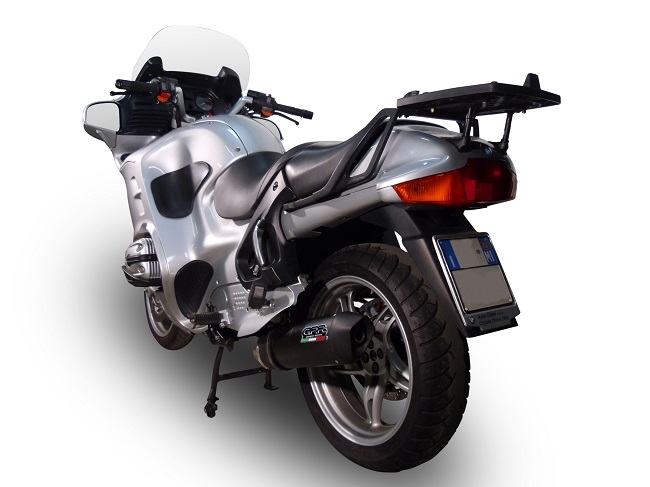 Escape compatible con Bmw R 1150 Rt 2000-2006, Furore Nero, Escape legal, homologado, silenciador con db killer desmontable y tubo de conexión específico 