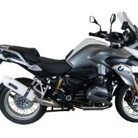 Escape compatible con Bmw R 1200 Gs 2017-2018, Albus Evo4, Escape legal, homologado, silenciador con db killer desmontable y tubo de conexión específico 