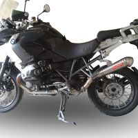 Escape compatible con Bmw R 1200 Gs -Adventure 2005-2009, Powercone Evo, Escape legal, homologado, silenciador con db killer desmontable y tubo de conexión específico 