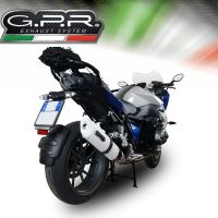 Escape compatible con Bmw R 1200 Rs Lc 2017-2019, Albus Evo4, Escape legal, homologado, silenciador con db killer desmontable y tubo de conexión específico 