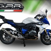 Escape compatible con Bmw R 1200 Rs Lc 2015-2016, Powercone Evo, Escape legal, homologado, silenciador con db killer desmontable y tubo de conexión específico 
