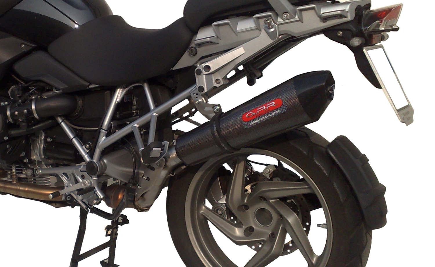 Escape compatible con Bmw R 1200 Gs -Adventure 2013-2013, Furore Nero, Escape completo homologado y legal, incluido db killer extraíble 