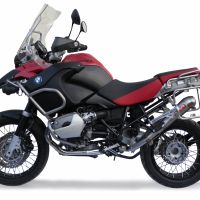 Escape compatible con Bmw R 1200 Gs -Adventure 2010-2012, Powercone Evo, Escape completo homologado y legal, incluido db killer extraíble 