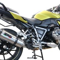 Escape compatible con Bmw R 1250 R -Rs 2019-2020, Dual Inox, Escape legal, homologado, silenciador con db killer desmontable y tubo de conexión específico 