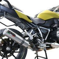 Escape compatible con Bmw R 1250 R -Rs 2019-2020, M3 Titanium Natural, Escape legal, homologado, silenciador con db killer desmontable y tubo de conexión específico 