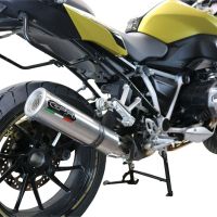 Escape compatible con Bmw R 1250 R -Rs 2019-2020, M3 Titanium Natural, Escape legal, homologado, silenciador con db killer desmontable y tubo de conexión específico 