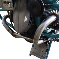 Escape compatible con Bmw R 100 Gs 1987-1996, Decatalizzatore, Tubo supresor de catalizador 