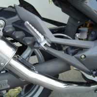 Escape compatible con Cagiva Raptor 1000 2000-2003, Trioval, Par de terminales de escape homologados, con db killer extraíbles y tubos de conexión específicos 