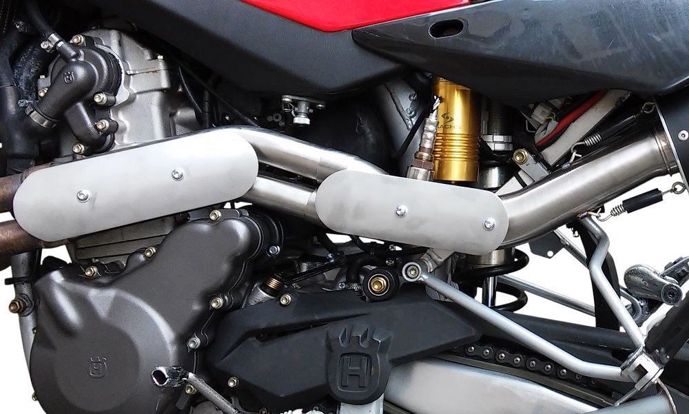 Escape compatible con Swm Motorcycles RS 650 R 2017-2018, Gpe Ann. Poppy, Escape semi-completo homologado con db killer extraible 