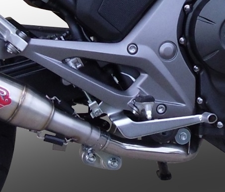 Escape compatible con Honda Nc 750 X - S Dct 2017-2015, Powercone Evo, Escape legal, homologado, silenciador con db killer desmontable y tubo de conexión específico 