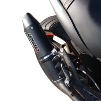Escape compatible con Cagiva Raptor 1000 2000-2003, Furore Nero, Par de terminales de escape homologados, con db killer extraíbles y tubos de conexión específicos 