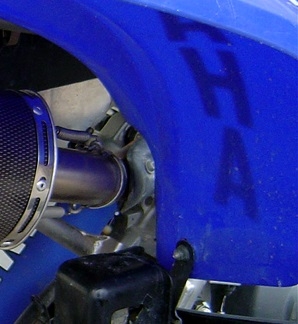Escape compatible con Yamaha Raptor 660 2000-2005, Deeptone Atv, Escape completo homologado y legal, incluido db killer extraíble 
