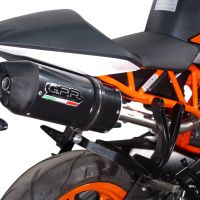 Escape compatible con Ktm Rc 200 2014-2021, Deeptone Inox, Escape legal, homologado, silenciador con db killer desmontable y tubo de conexión específico 