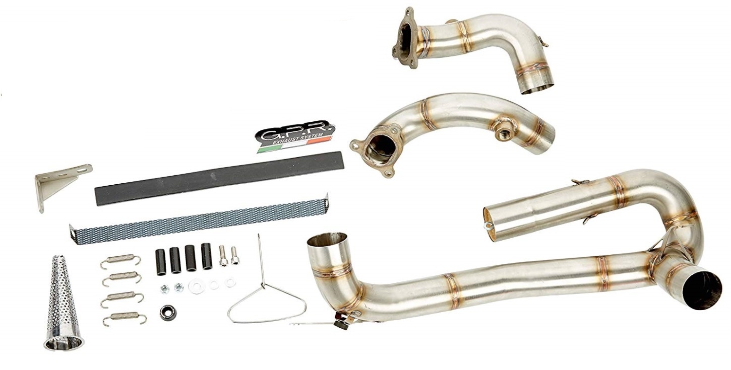 Escape compatible con Ktm Rc 8 R 2008-2014, Gpe Ann. titanium, Escape racing, linea completa, suministrado con colector especifico, articulo sin homologacion 