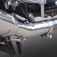 Escape compatible con Royal Enfield Continental GT 535 2014-2016, Vintacone, Escape racing, silenciador con tubo de conexion, articulo sin homologacion 