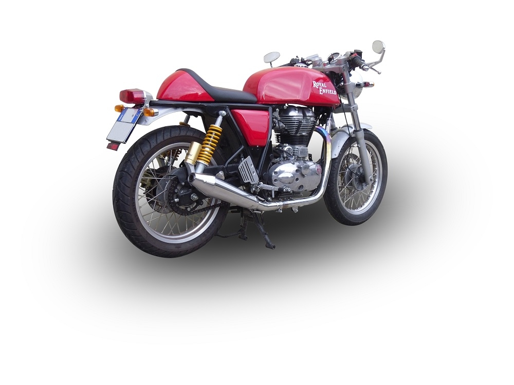 Escape compatible con Royal Enfield Continental GT 535 2014-2016, Vintacone, Escape racing, silenciador con tubo de conexion, articulo sin homologacion 