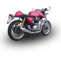 Escape compatible con Royal Enfield Continental GT 535 2014-2016, Vintacone, Escape racing, silenciador con tubo de conexion, articulo sin homologacion 