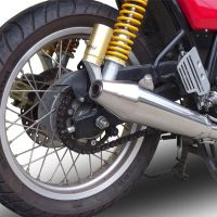 Escape compatible con Royal Enfield Continental GT 535 2014-2016, Vintacone, Escape racing, silenciador con tubo de conexion, articulo sin homologacion 