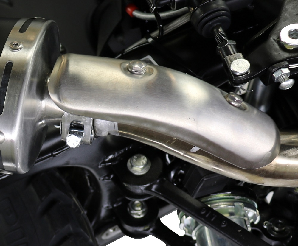 Escape compatible con Royal Enfield Himalayan 410 DIAM 42.5 2017-2020, Vintacone, Escape homologado para ruido con colector racing 