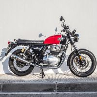 Escape compatible con Royal Enfield Interceptor 650 2019-2020, Powercone Evo, Escape doble, no legal para los países miembros de la UE, incluidos los db killers extraíbles y los tubos de unión 