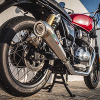 Escape compatible con Royal Enfield Interceptor 650 2019-2020, Powercone Evo, Escape doble, no legal para los países miembros de la UE, incluidos los db killers extraíbles y los tubos de unión 