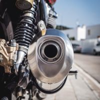 Escape compatible con Royal Enfield Interceptor 650 2019-2020, Satinox, Escape doble, no legal para los países miembros de la UE, incluidos los db killers extraíbles y los tubos de unión 