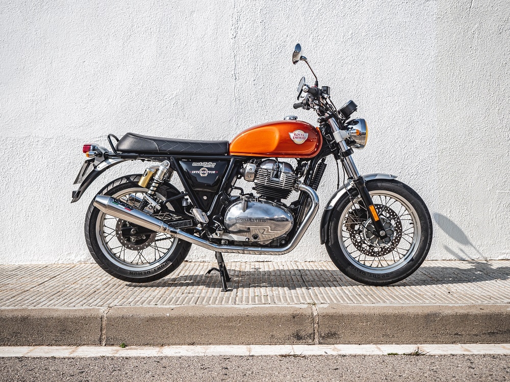 Escape compatible con Royal Enfield Interceptor 650 2019-2020, Ultracone, Escape doble, no legal para los países miembros de la UE, incluidos los db killers extraíbles y los tubos de unión 