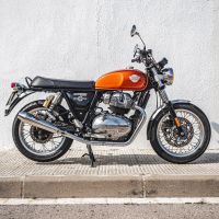Escape compatible con Royal Enfield Interceptor 650 2019-2020, Ultracone, Escape doble, no legal para los países miembros de la UE, incluidos los db killers extraíbles y los tubos de unión 