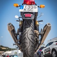 Escape compatible con Royal Enfield Interceptor 650 2019-2020, Ultracone, Escape doble, no legal para los países miembros de la UE, incluidos los db killers extraíbles y los tubos de unión 