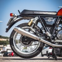 Escape compatible con Royal Enfield Interceptor 650 2019-2020, Ultracone, Escape doble, no legal para los países miembros de la UE, incluidos los db killers extraíbles y los tubos de unión 