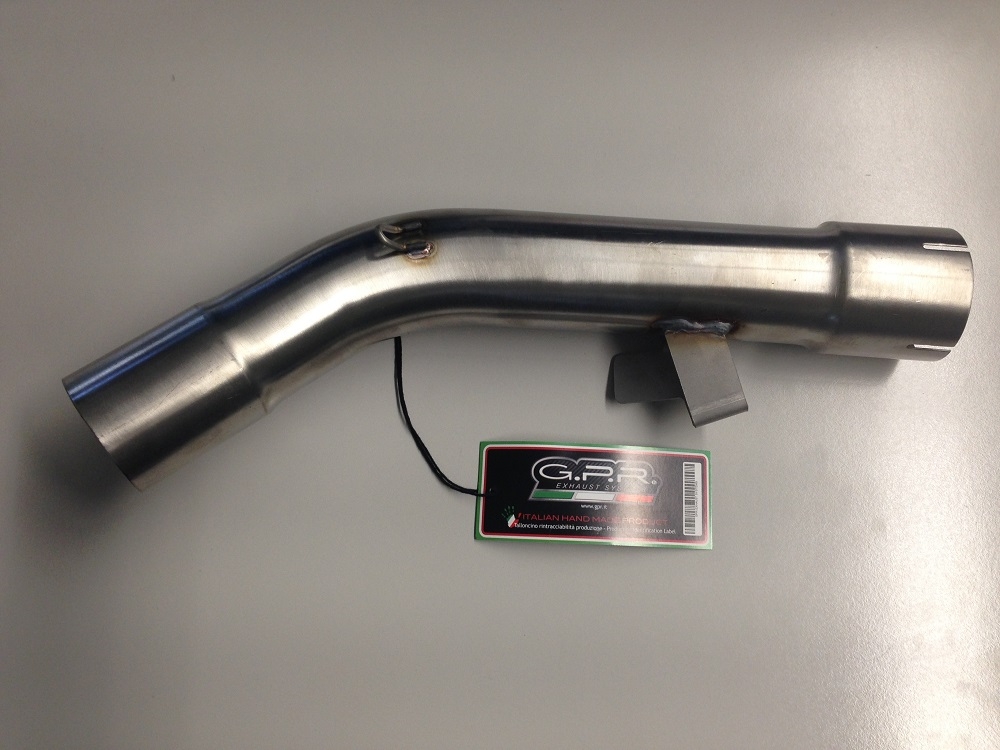 Escape compatible con Bmw R 1200 St -Rt 2003-2008, Trioval, Escape legal, homologado, silenciador con db killer desmontable y tubo de conexión específico 