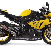 Escape compatible con Bmw S 1000 RR -M 2010-2014, Deeptone Inox, Escape legal, homologado, silenciador con db killer desmontable y tubo de conexión específico 