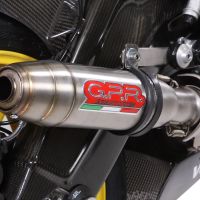 Escape compatible con Bmw S 1000 RR -M 2010-2014, Deeptone Inox, Escape legal, homologado, silenciador con db killer desmontable y tubo de conexión específico 