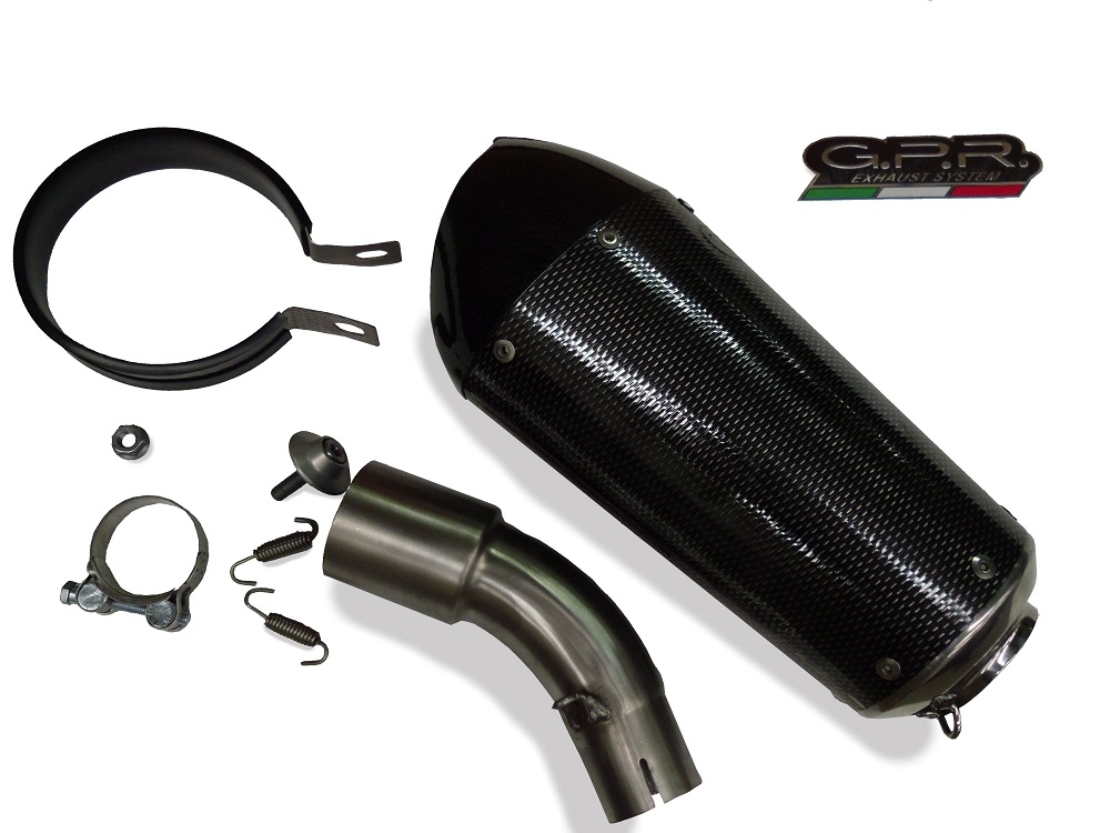 Escape compatible con Bmw C 600 Sport 2012-2016, Gpe Ann. Poppy, Escape legal, homologado, silenciador con db killer desmontable y tubo de conexión específico 