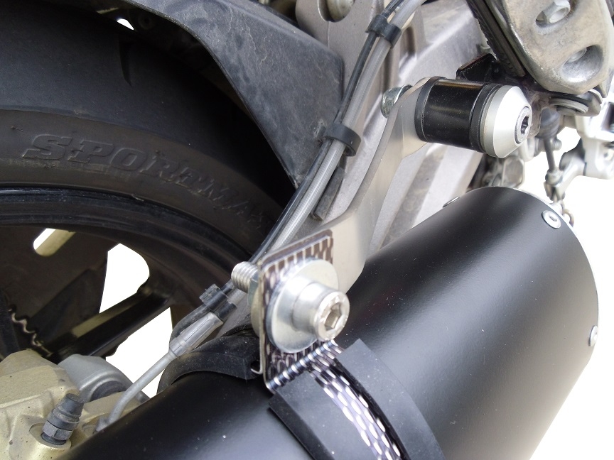 Escape compatible con Aprilia Caponord 1200 2013-2016, Furore Nero, Escape legal, homologado, silenciador con db killer desmontable y tubo de conexión específico 