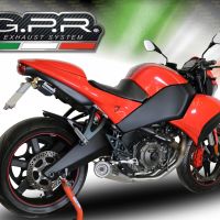 Escape compatible con Buell 1125 R -CR 2005-2009, Powercone Evo, Escape semi-completo homologado con db killer extraible 