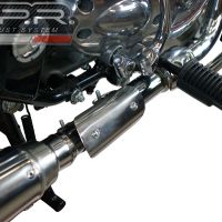 Escape compatible con Royal Enfield Classic - Bullet Efi 500 2017-2020, Satinox , Escape homologado para ruido con colector racing 