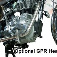 Escape compatible con Royal Enfield Classic - Bullet Efi 500 2009-2016, Decatalizzatore, Tubo supresor de catalizador 