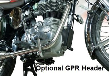 Escape compatible con Royal Enfield Classic - Bullet Efi 500 2009-2016, Decatalizzatore, Tubo supresor de catalizador 