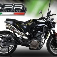 GPR escape compatible con  Husqvarna Svartpilen 401 2018-2019, Powercone Evo, Escape semi-completo homologado, con db killer extraible y catalizador 