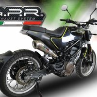 GPR escape compatible con  Husqvarna Svartpilen 401 2018-2019, Powercone Evo, Escape semi-completo homologado, con db killer extraible y catalizador 