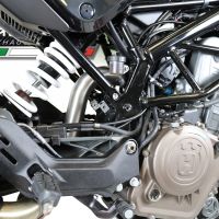 Escape compatible con Husqvarna Vitpilen 401 2018-2019, Decatalizzatore, Tubo supresor de catalizador 