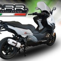 Escape compatible con Bmw C 650 Sport 2016-2020, Albus Evo4, Escape legal, homologado, silenciador con db killer desmontable y tubo de conexión específico 