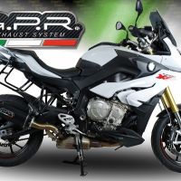 Escape compatible con Bmw S 1000 XR -M 2015-2016, Furore Nero, Escape legal, homologado, silenciador con db killer desmontable y tubo de conexión específico 
