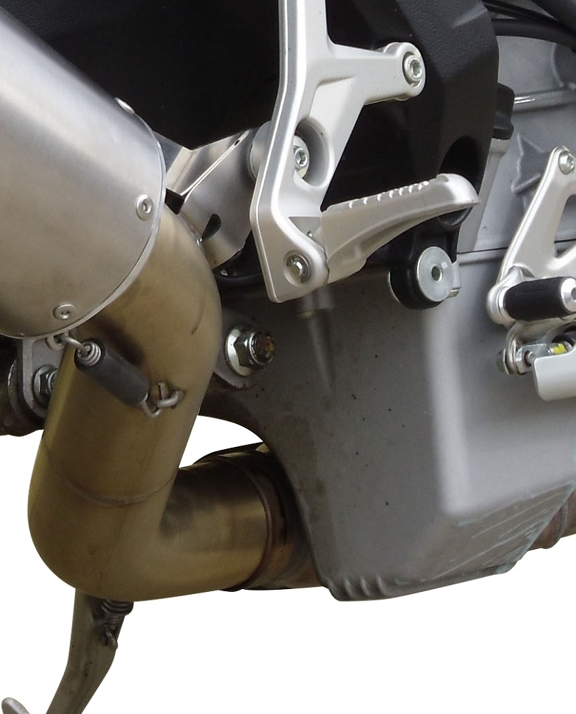 Escape compatible con Mv Agusta Brutale 800 2012-2016, M3 Poppy , Escape legal, homologado, silenciador con db killer desmontable y tubo de conexión específico 