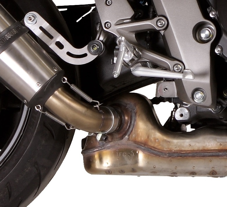 Escape compatible con Honda Cb 1000 R 2008-2014, Trioval, Escape legal, homologado, silenciador con db killer desmontable y tubo de conexión específico 