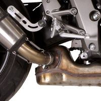 Escape compatible con Honda Cb 1000 R 2008-2014, Trioval, Escape legal, homologado, silenciador con db killer desmontable y tubo de conexión específico 