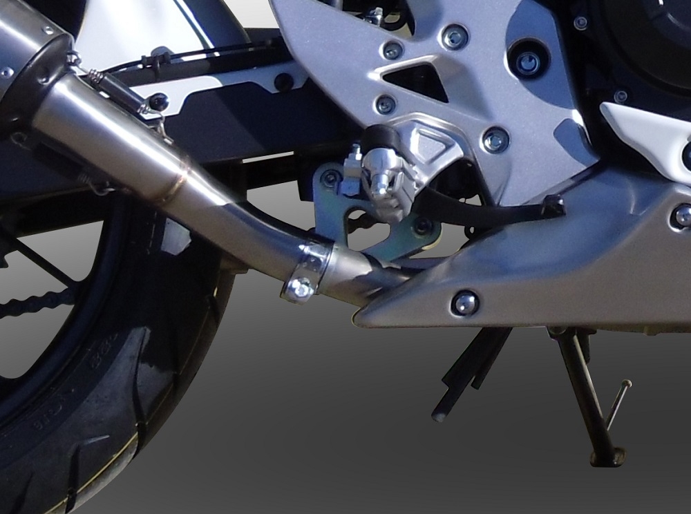 Escape compatible con Honda Cb 500 F 2013-2015, Powercone Evo, Escape legal, homologado, silenciador con db killer desmontable y tubo de conexión específico 