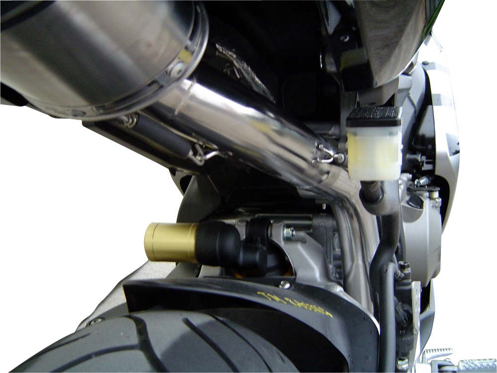Escape compatible con Honda Cbr 1000 Rr 2004-2007, Tiburon Titanium, Escape legal, homologado, silenciador con db killer desmontable y tubo de conexión específico 