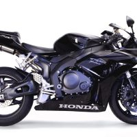 Escape compatible con Honda Cbr 1000 Rr 2004-2007, Tiburon Titanium, Escape legal, homologado, silenciador con db killer desmontable y tubo de conexión específico 